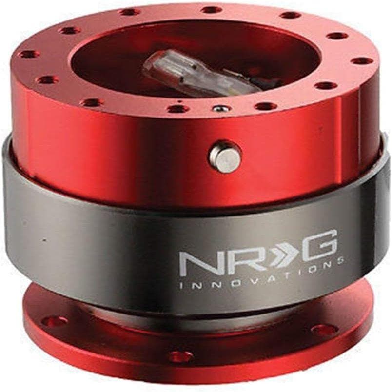 NRG ステアリングホイール クイックリリースキット Gen 2.0 レッド SRK