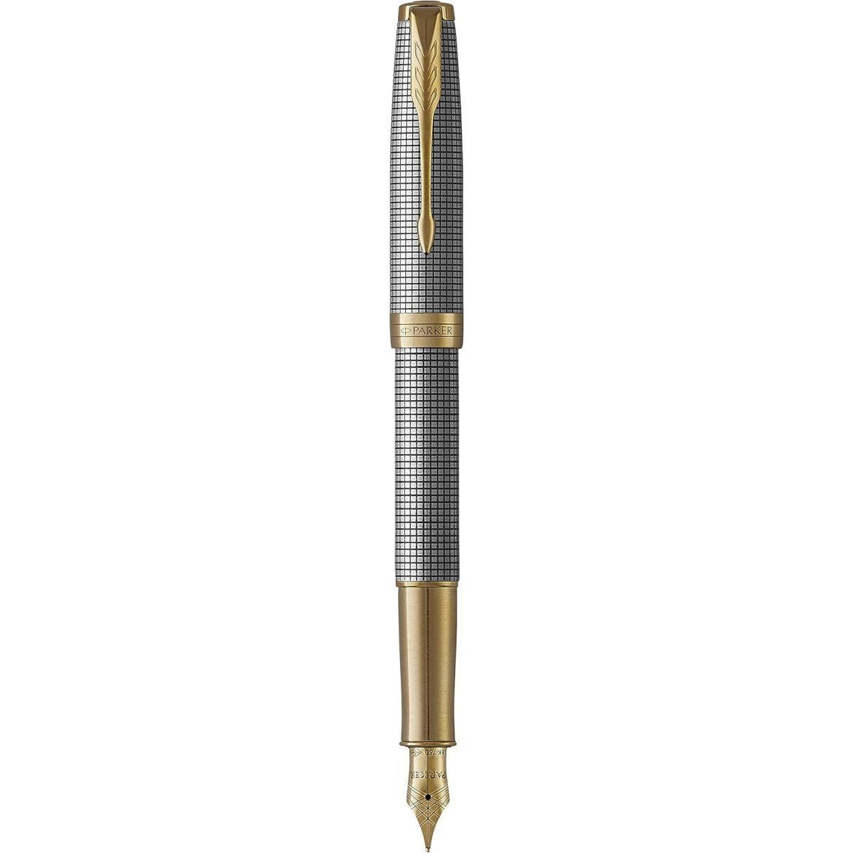 PARKER パーカー 万年筆 ソネット プレミアム シズレGT 細字 18金ペン