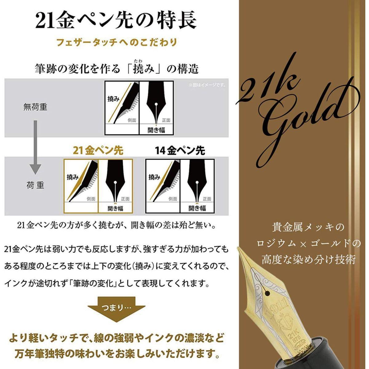 セーラー万年筆 万年筆 キングプロフィットST ブラック 太字 11-6001 