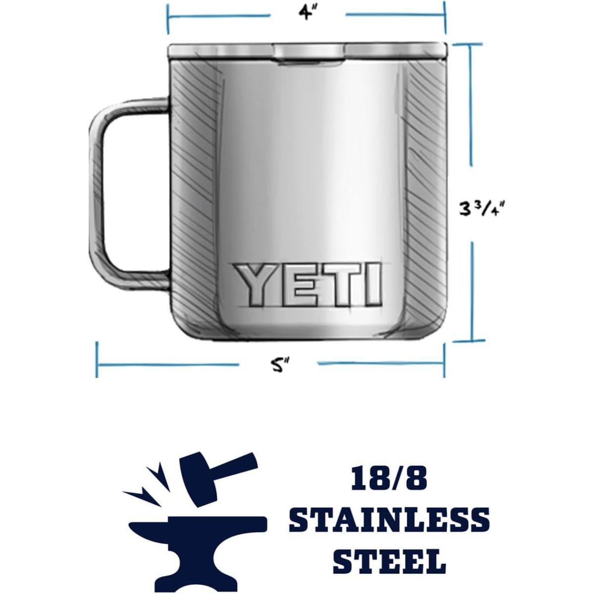 YETI Rambler 14oz(414ml)マグ (Graphite) 限定カラー＞YETI Rambler