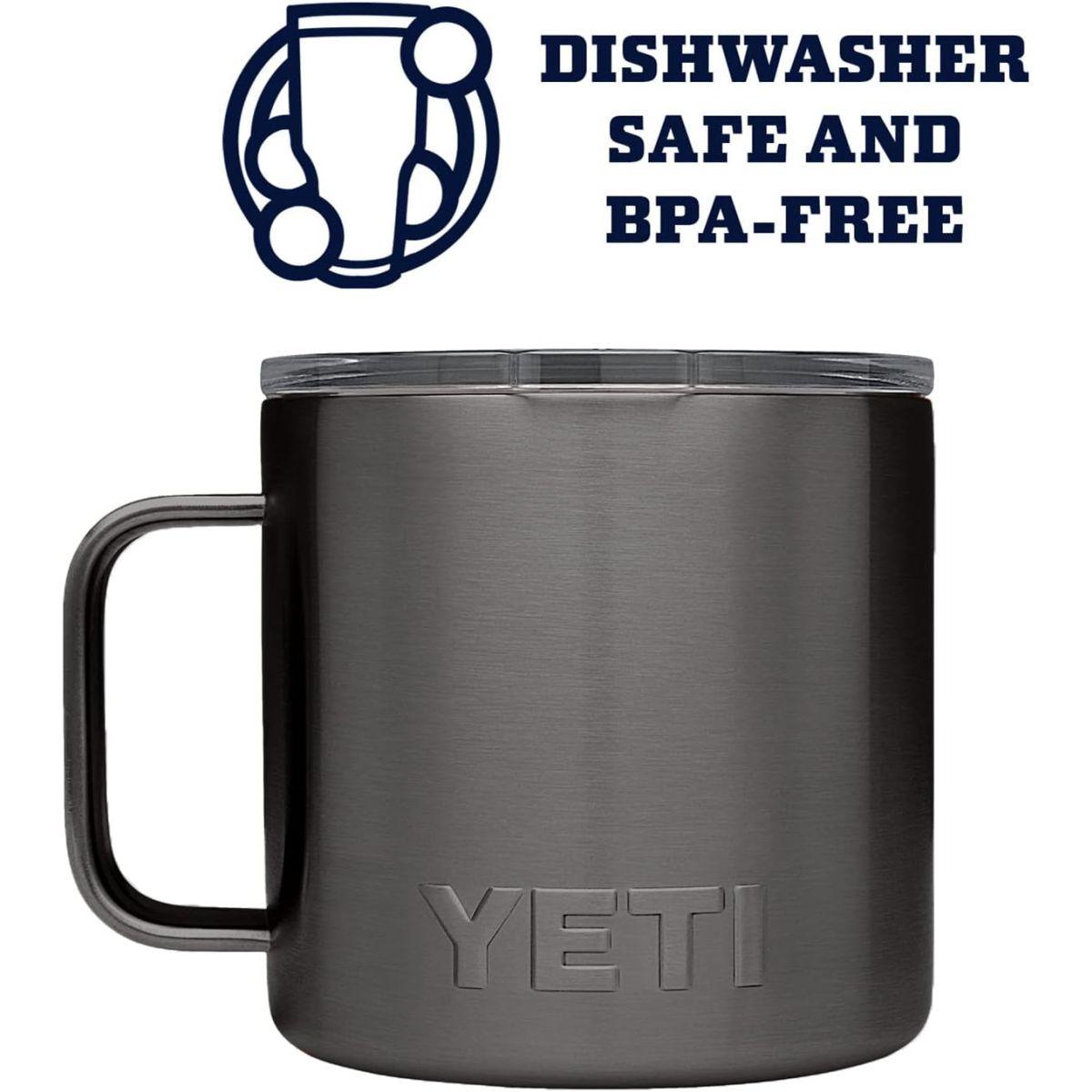 イエティ ランブラー14oz（414ml） マグ【A】グラファイト 楽天市場】YETI Rambler 14 oz Mug with Standard Lid Graphite
