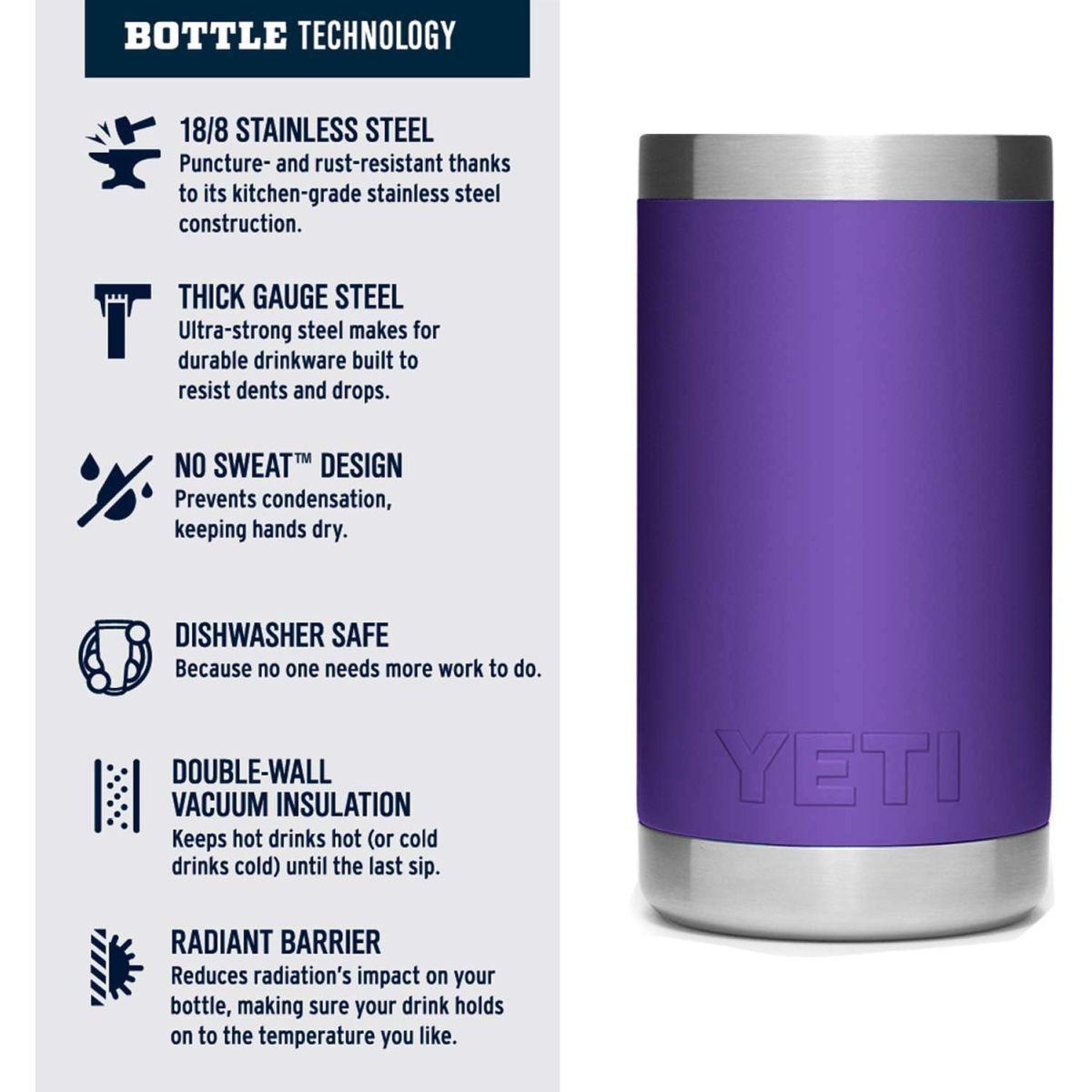 YETI Rambler 12オンス ストローキャップ付き ピークパープル YETI Rambler 12オンス ストローキャップ付き ピークパープル