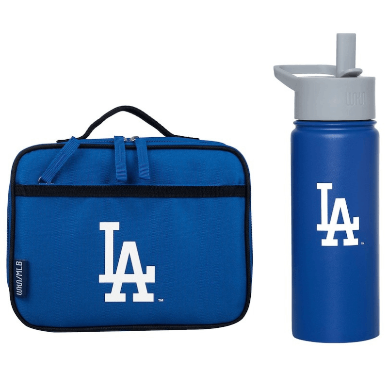 新品　ロサンゼルスドジャース　ステンレススチールボトル　水筒　USA クリスマス ロサンゼルスドジャース ウォーターボトル 18oz(約532ml) ＆ランチ