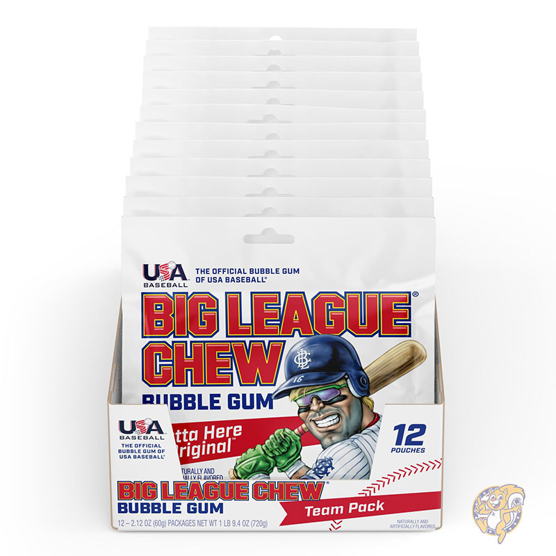 米国 野球 公式チューイングオリジナルバブルガム トレイ 12パック お菓子 ガム Big League Chew ビックリーグチュウ アメリカ 調理家電 キッチン雑貨 日本未発売