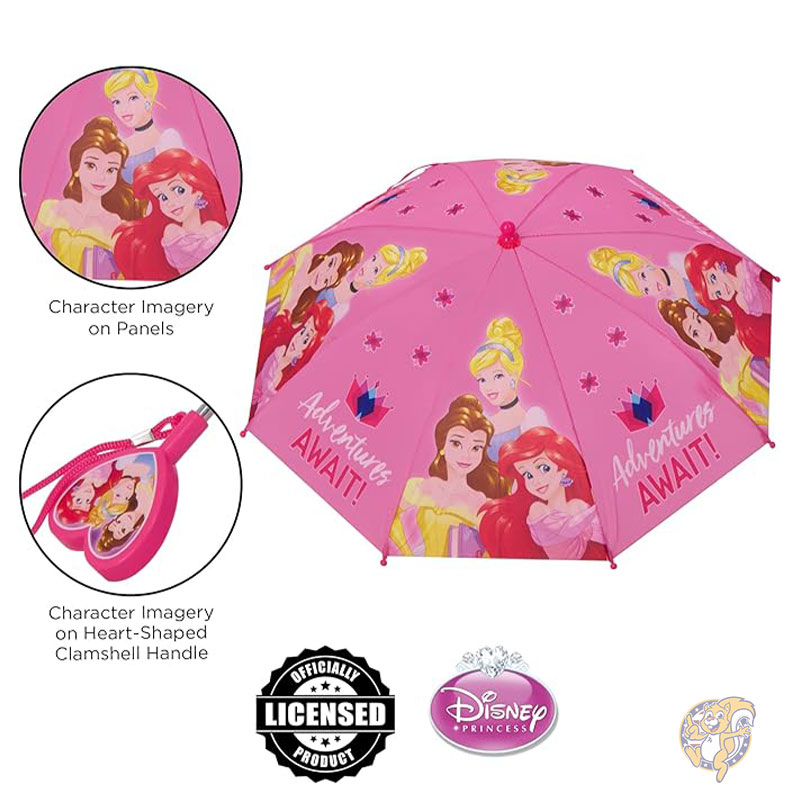 ディズニー Disney キッズ 傘 プリンセス レインウェア 3～6 歳