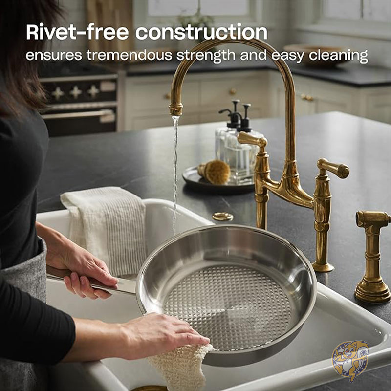 Fissler 24cm プロ仕様 ステンレス製フライパン 蓋付き！ Fissler 24cm プロ仕様 ステンレス製フライパン 蓋付き！ Amazon