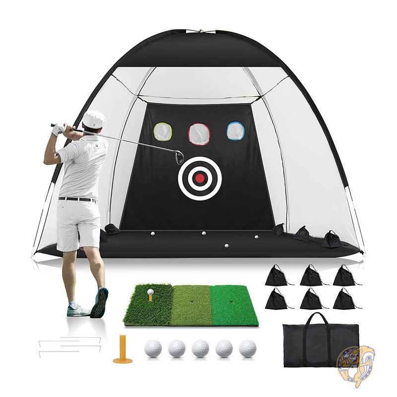 ゴルフネットドライビング用 3 x 2m ゴルフ練習ネット トライターフ 