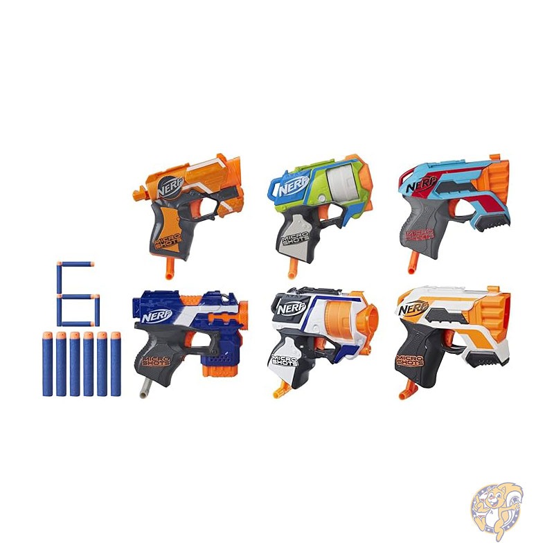ナーフ NERF マイクロショット 6 ブラスター バンドル セット 公式