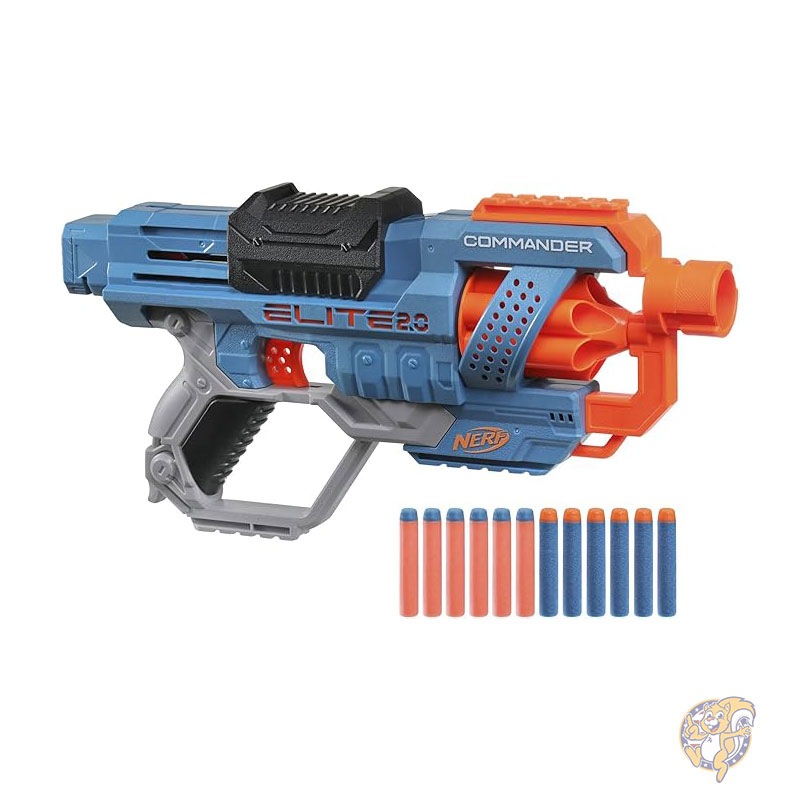 Nerf ナーフ エリート 2.0 Commander RD-6 ダーツブラスター ダーツ 12