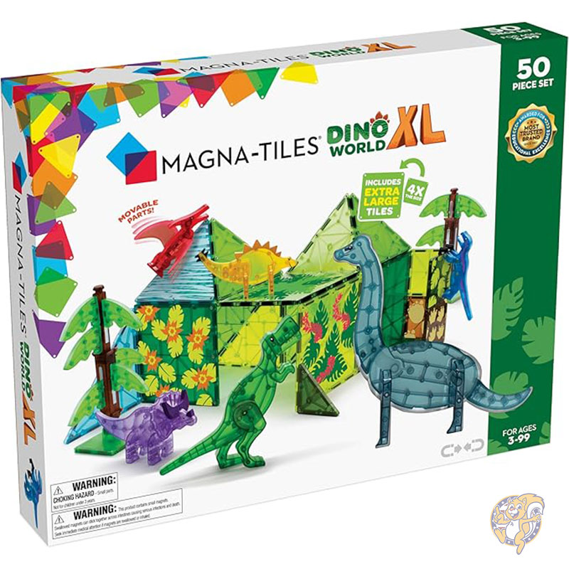 MAGNA-TILES マグナタイル ディノワールド XL 50ピース マグネット
