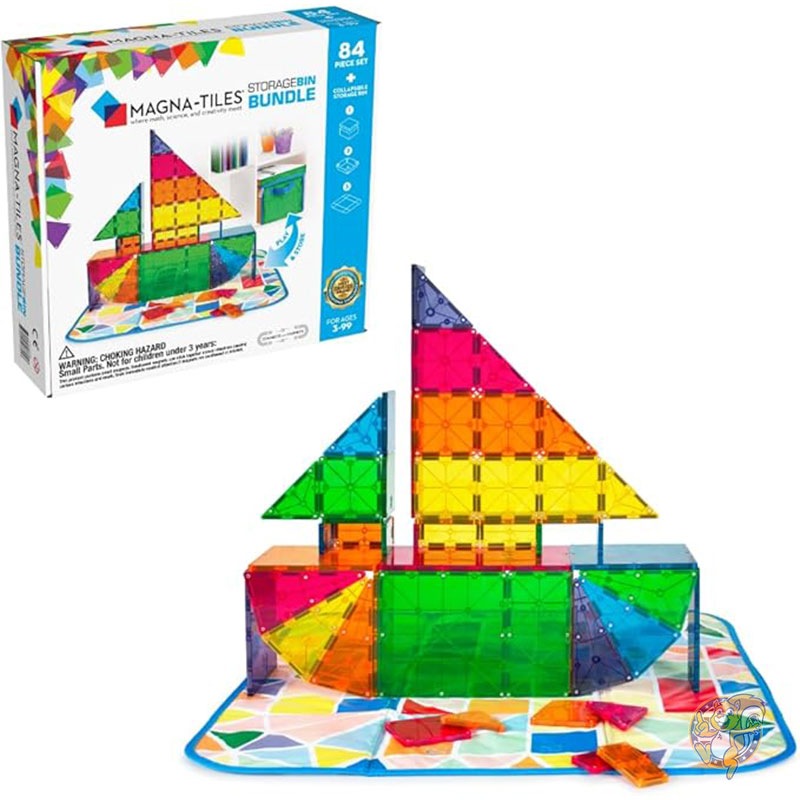 MAGNA-TILES(R) コンボ 46ピース マグネット組み立てセット オリジナルマグネットビルディングブランド 並行輸入品 1000円&frasl;555円クーポン26時間マグナタイル MAGNA-TILES