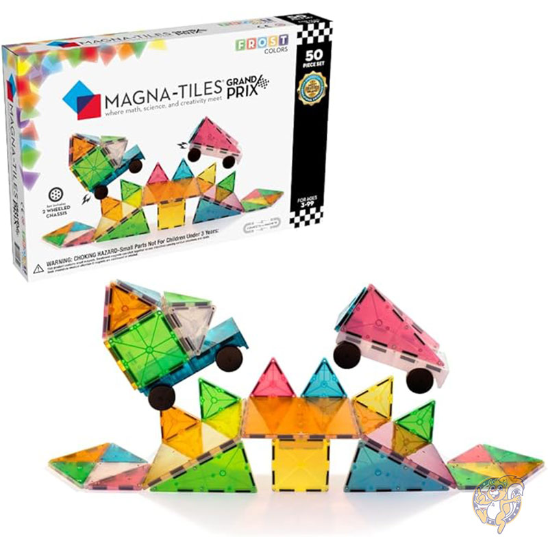 マグナタイル MAGNA-TILES グランプリ 50ピース マグネット組み立て 