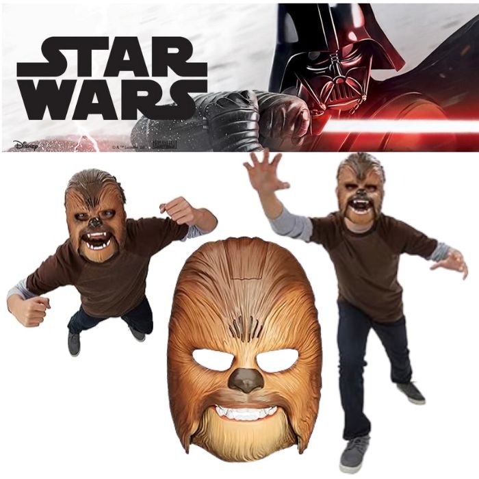 スター ウォーズ チューバッカ マスク ウーキー 咆哮サウンド付き 口を
