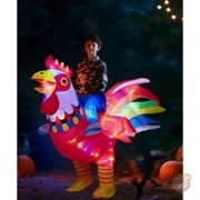ハロウィン 子供用 大人用インフレータブルコスチューム ニワトリ ハロウィーン クリスマス パーティー用 LED ライト付き 雄鶏 コスチューム|ハロウィン|パーティー用品