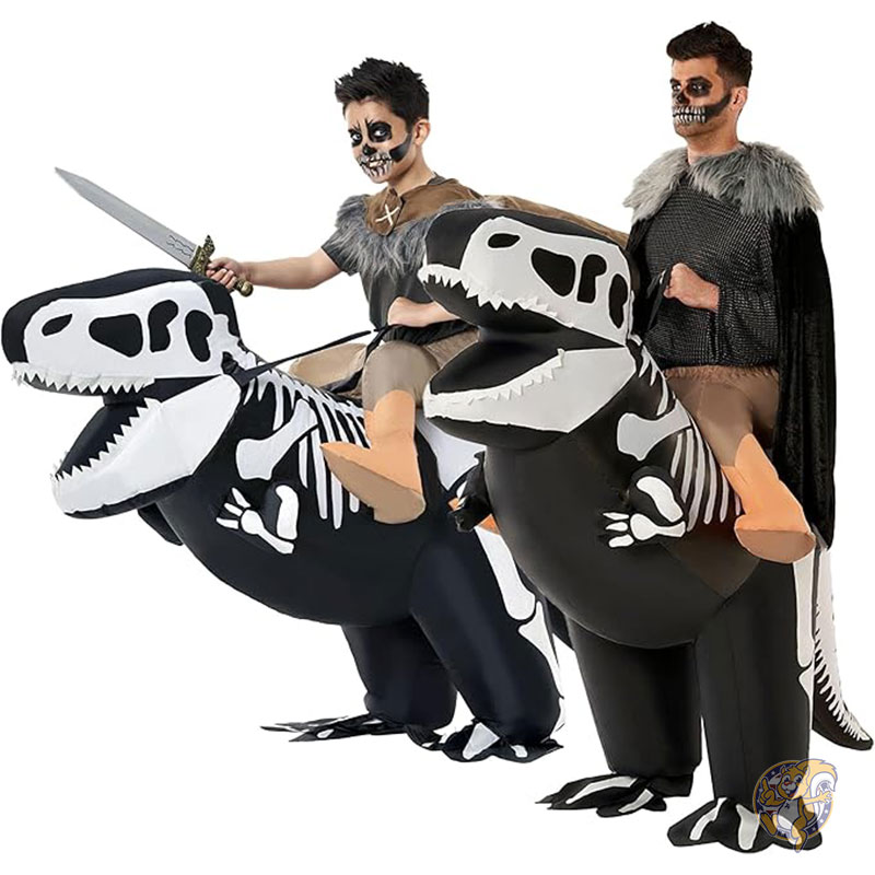 ハロウィン ティラノサウルス インフレータブル スケルトン 恐竜
