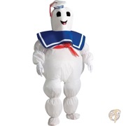 ハロウィン ゴーストバスターズ 子供用 インフレータブル ステイ パフ マシュマロ マン コスチューム ハロウィーン 仮装衣装|ハロウィン|パーティー用品