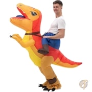 ハロウィン インフレータブル ライドオン 恐竜 コスチューム T-rex コスチューム 膨らませるティラノサウルス スーツ 面白い仮装コスプレ|ハロウィン|パーティー用品