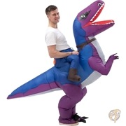 ハロウィン インフレータブル ライドオン 恐竜 コスチューム T-rex コスチューム 膨らませるティラノサウルス スーツ 面白い仮装コスプレ|ハロウィン|パーティー用品
