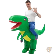 ハロウィン 恐竜コスチューム 大人用 面白い膨らませる ハロウィーン 乗れる恐竜 T-Rex ティラノサウルス インフレータブルコスチューム 仮装|ハロウィン|パーティー用品