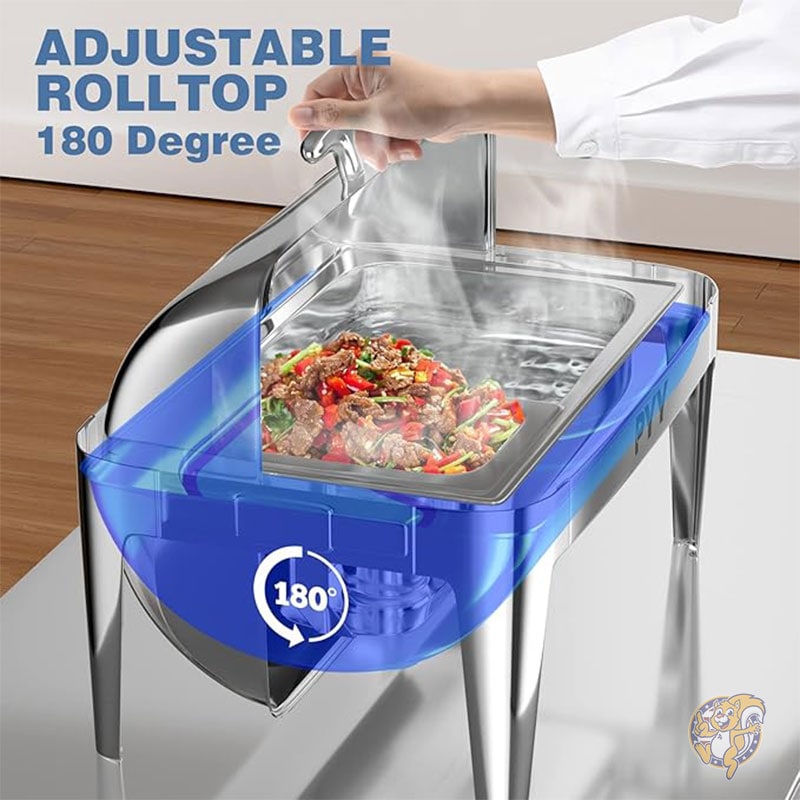 ステンレス ホテル パーティー ブュッフェ食器3点セット