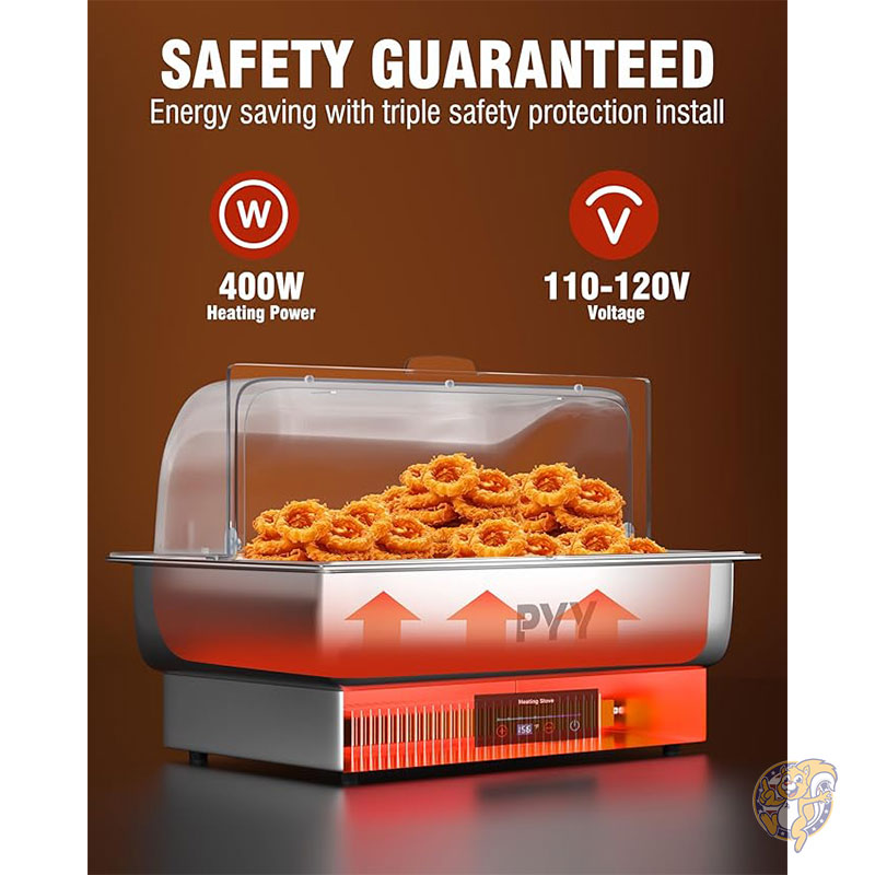 業務用フードウォーマー フードクリップ付き 電気フードウォーマー