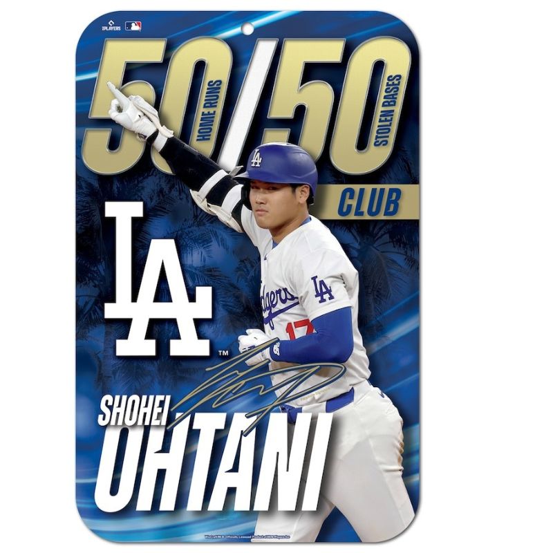 大谷翔平 50-50クラブ 記念品 限定版 史上初の快挙達成！大谷翔平選手の『50本塁打-50盗塁』記念
