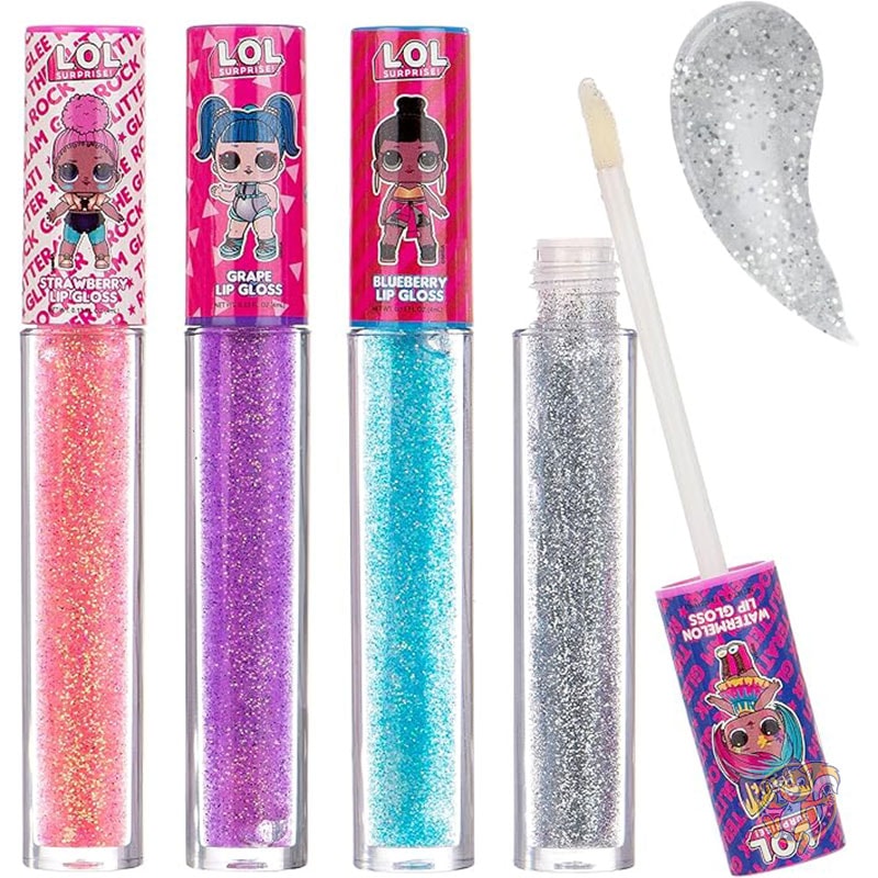 lol surprise グリッター4個 LOL サプライズ L.O.L. Surprise! 4個セット グリッターリップグロス