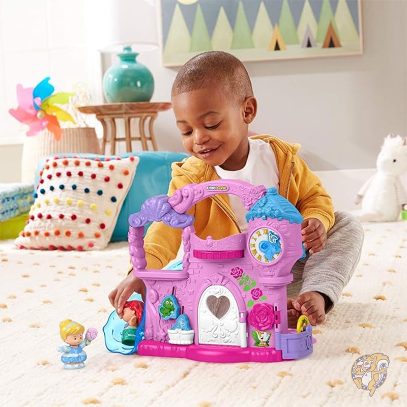 リトルピープル 幼児用おもちゃ ディズニープリンセス プレイ＆ゴー
