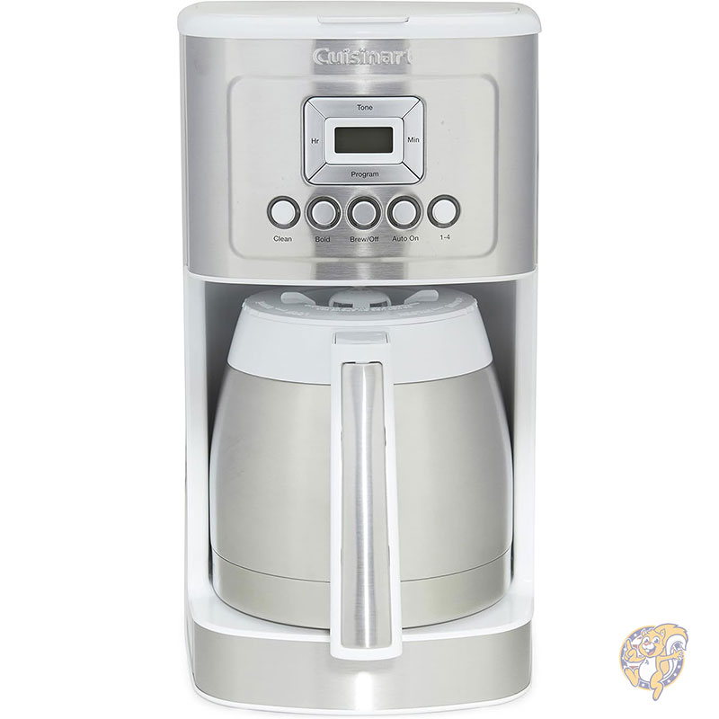 コーヒーメーカー ステンレススチール 12カップ サーマル ホワイト