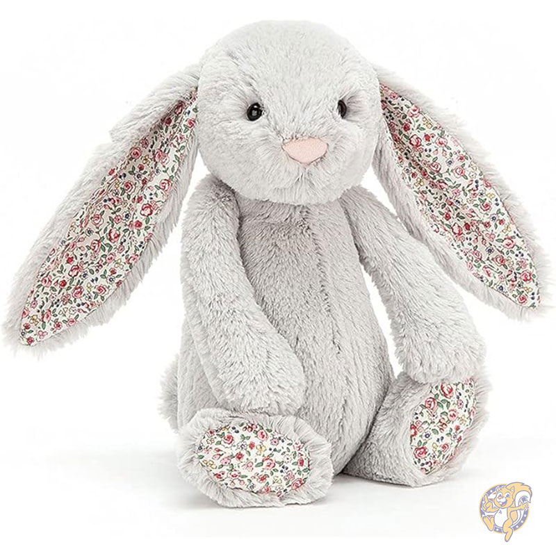 新品　ジェリーキャット　ブロッサム　バニー　お花　植物　ぬいぐるみ　うさぎ M 新バージョンです。Jellycatのブロッサムバニーブラッシュ