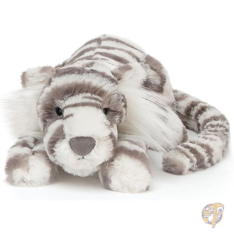 サシャ スノー タイガー ぬいぐるみ 10cm 大きな虎のぬいぐるみ