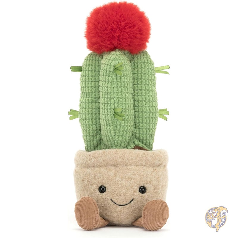 アミューズバル 鉢植えの月サボテンのぬいぐるみ 20cm 植物と