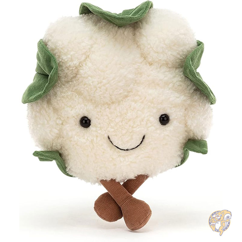 アミューザブル カリフラワーぬいぐるみ 20cm 野菜ぬいぐるみ 楽しい