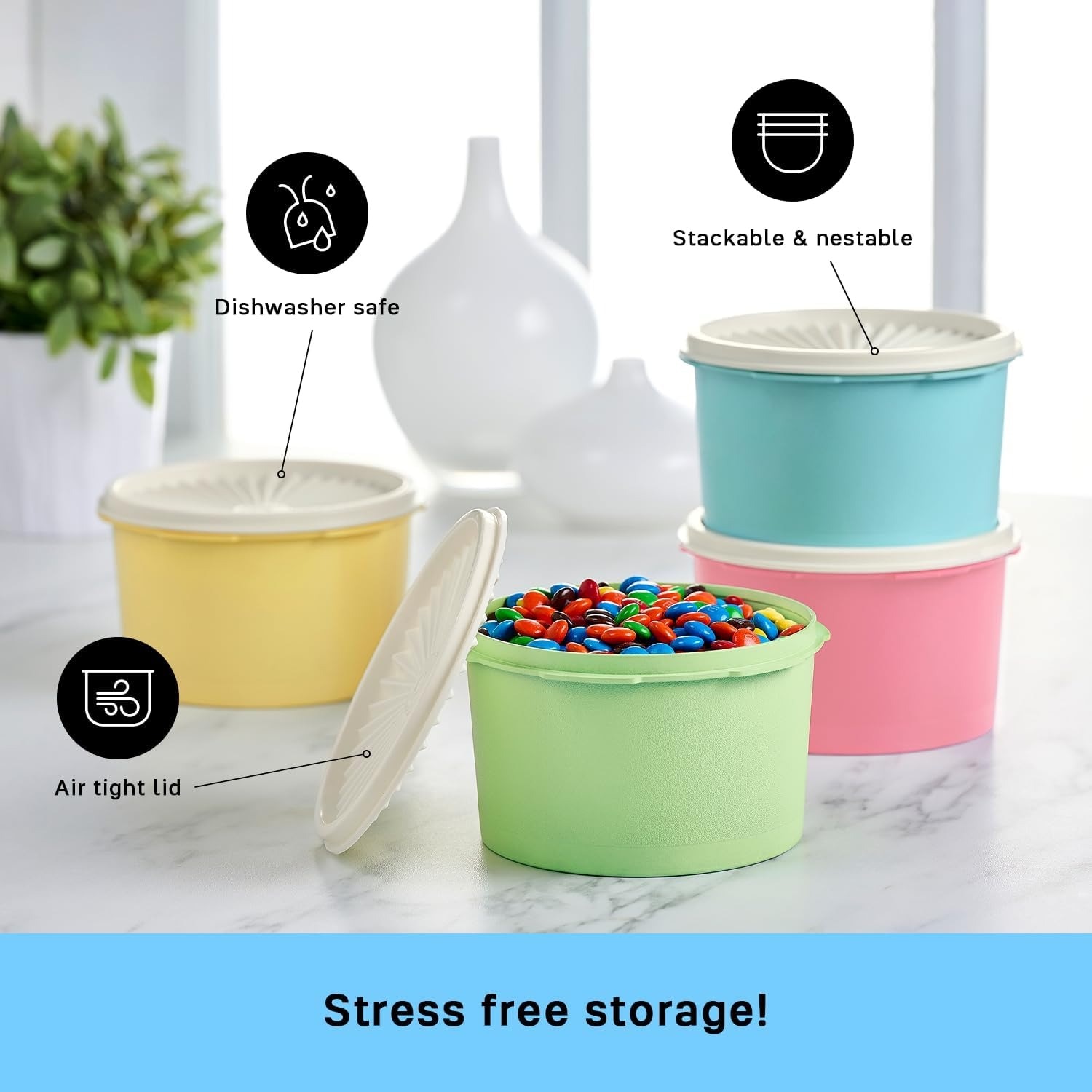 Tupperware 食品保存容器 4個セット 楽天市場】タッパーウェア ミニデコレーター 2個セット 密封