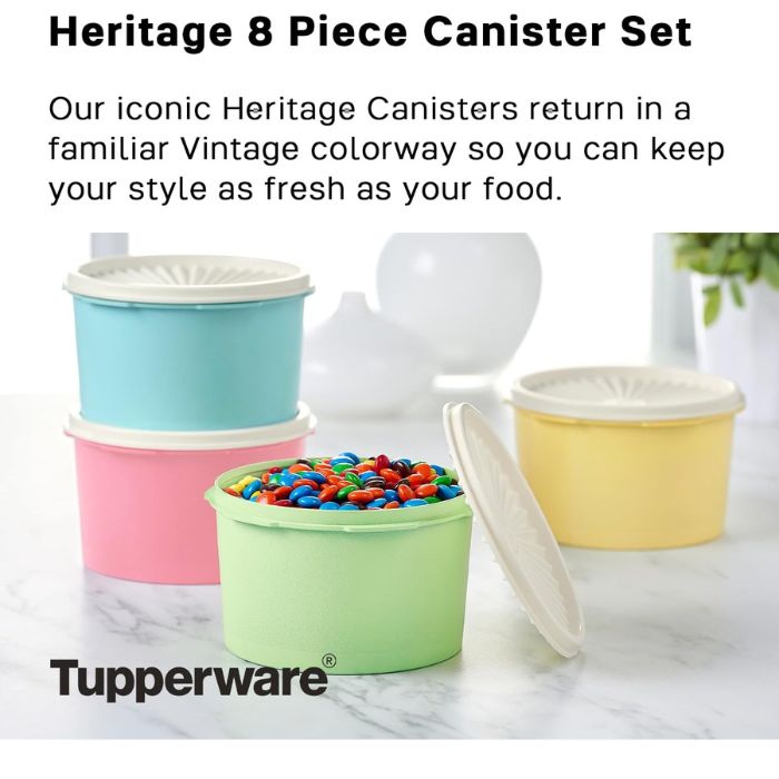 Tupperware タッパーウェア ヘリテージ コレクション 保存容器 4