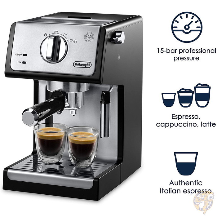 デロンギ De'Longhi ECP3420 バー ポンプ エスプレッソ アンド