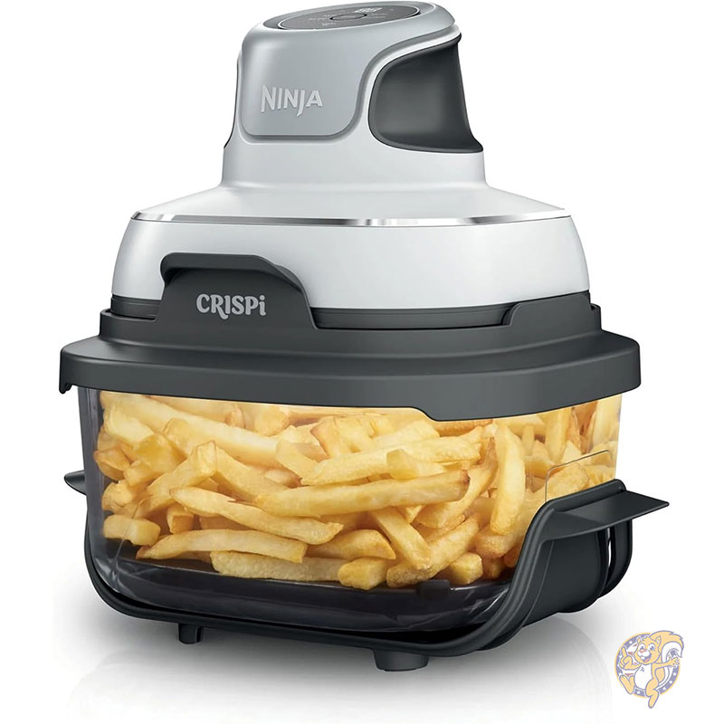 Ninja �˥󥸥� FN090 Crispi 3-in-1 4QT 3.7L �ݡ����֥륯�å��󥰥����ƥ� TempWare����ƥ��դ� 1500W �ꥯ�ꥹ��