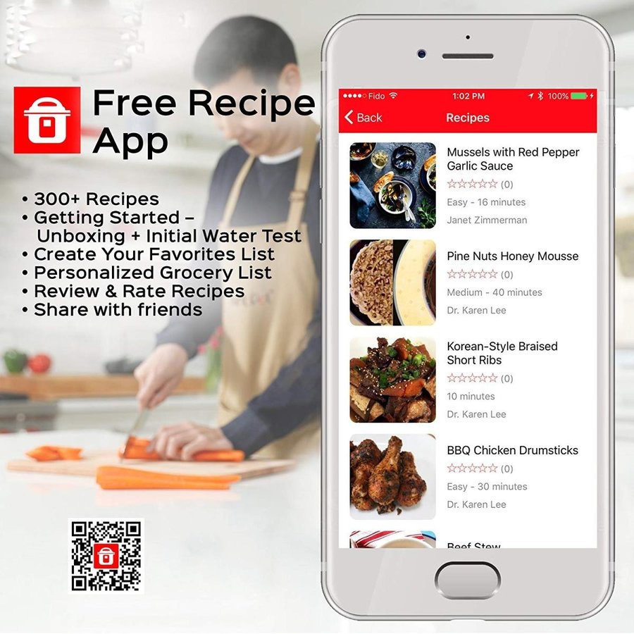 ���󥹥���ȥݥå� instantpot ������ 8�������� IP-DUO80 ����ꥫ���å������