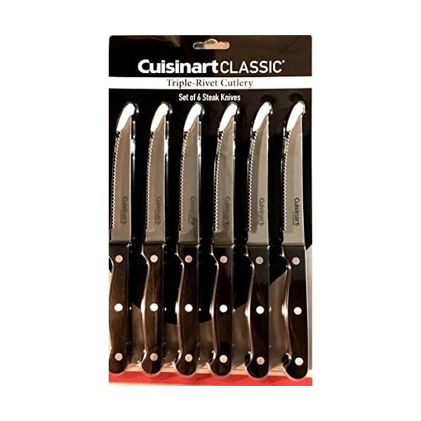 �������ʡ��� ���ơ����ʥ��ե��å� 6�ԡ��� �֥�å� Cuisinart C77TR-6PSK