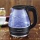 ��������� Ovente �ŵ����ȥ� �ŵ��䤫�� ���쥯�ȥ�å����ȥ� KG83B 1.5L Glass Electric Kettle Black ����ꥫ���å������