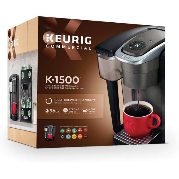 ���塼�ꥰ �����ҡ��᡼���� Keurig K1500 ���󥰥륫�å� ���� �֥�å�