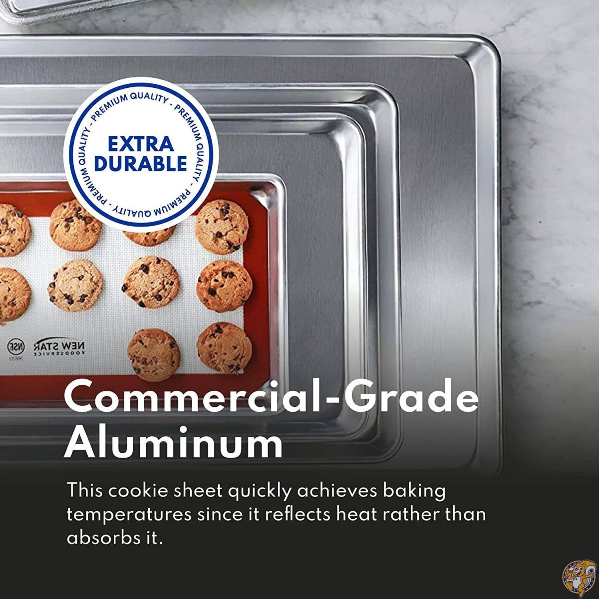 New Star Foodservice 36923&nbsp;Commercial 18����������ߥ����ȥѥ�18&nbsp;x 26&nbsp;x 1�����(�ե륵����) [�¹�͢����]