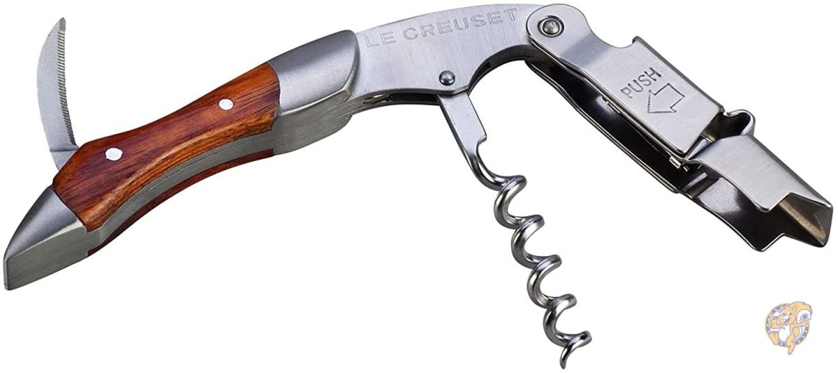 大人気 海外直輸入 ルクルーゼ キッチン用品 並行輸入 鍋 料理 キッチンウェア ホーム Le Creuset Waiter's Friend Corkscrew, Wood【JOY