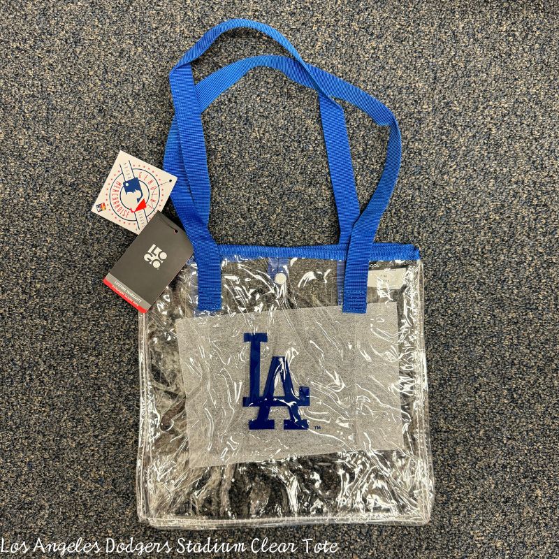 ロサンゼルス ドジャース スタジアム クリアトート 透明バック Los Angeles Dodgers スタジアム持込可能 野球観戦