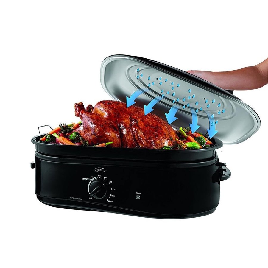 オスター Oster ロースターオーブン CKSTRS18BSB グリルパン 18Quart Roaster Oven Black