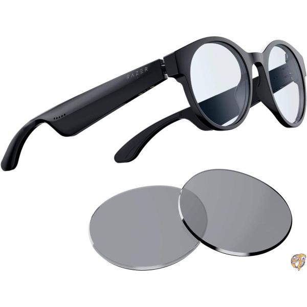 Razer Anzu Smart Glasses Round Frame スマートグラス Size SM Bundle