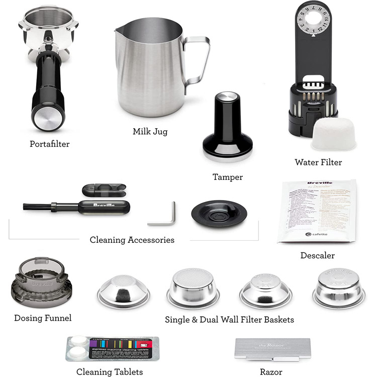 �֥�ӥ� Breville BES870XL �Хꥹ�� Espresso Machine �����ץ�å��᡼���� �����ץ�å��ޥ�����