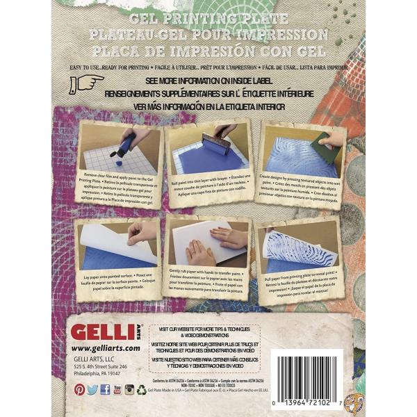 Gelli Arts 9x12����� ������ץ��ȥץ졼�� ����̵��