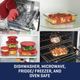 ���󥫡��ۥå��� Anchor Hocking ���饹��¸�ƴ� 16�����å� (8��) �ա��ɥ���ƥʡ� ���դ� ��Ǯ���饹 ������¸�ƴ� �Żҥ�� �����֥� �����б� SnugFit ����ꥫ��