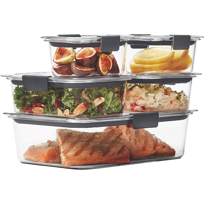 Rubbermaid Brilliance ��С��ᥤ�� ��¸�ƴ� �ե��դ��������ƴ� 1976520 �֥�ꥢ�� ̩�ĥե���